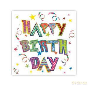 Serwetki Daisy 33x33 cm SDOG 010101 Happy Birthday!