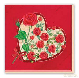 Serwetki Daisy 33x33 cm SDWA 000101 Walentynka