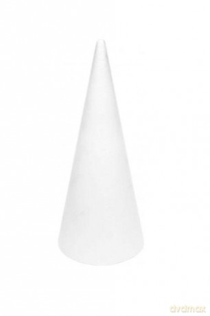Stożek styropianowy 40 cm