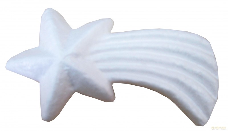 Styropianowa kometa 17 cm SX 02 - 6 sztuk.
