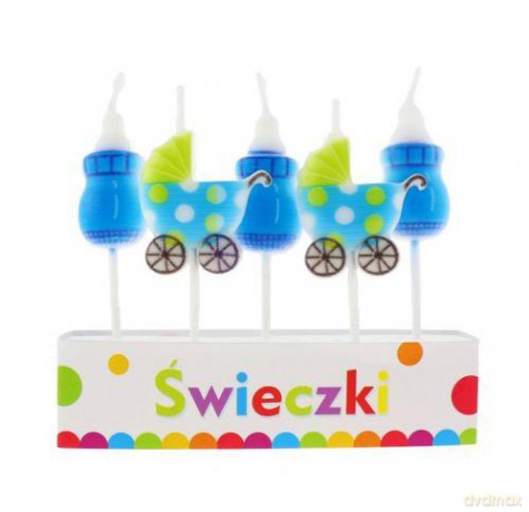 Świeczki Pikery Blue Baby