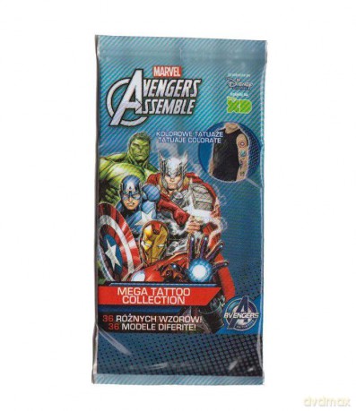 Tatuaże Avengers w saszetce