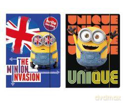 Teczka A4 z gumką Minionki