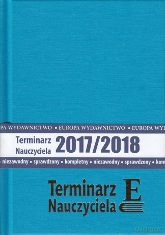 Terminarz Nauczyciela 2017/2018 niebieski [KALENDARZ]