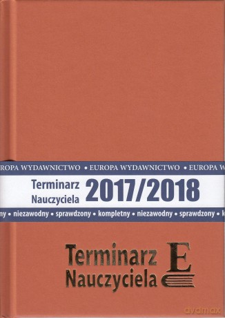 Terminarz Nauczyciela 2017/2018 pomarańczowy [KALENDARZ]