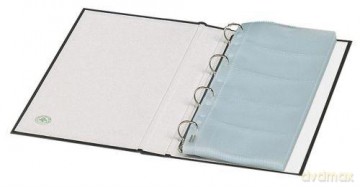 Wizytownik na ringi 171x319 mm czarny