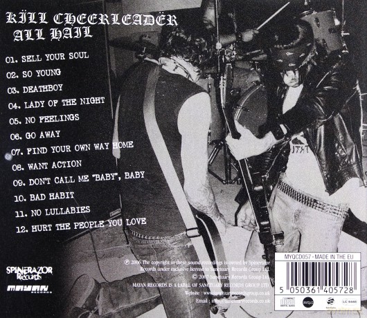 Kill Cheerleader: All Hail [CD]