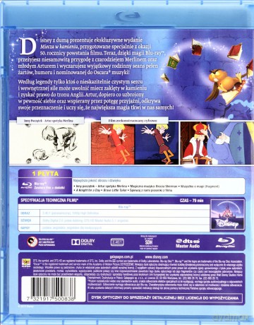 Miecz w kamieniu (Disney) [Blu-Ray]