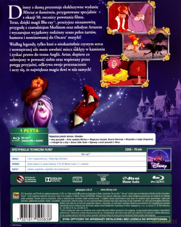 Miecz w kamieniu (Disney) [Blu-Ray]