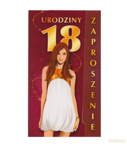 Zaproszenie na 18 urodziny 6171