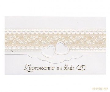 Zaproszenie ślubne 6289