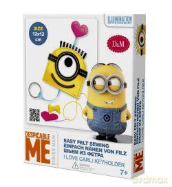 Zestaw kreatywny Minionki - Breloczek z filcu I love Carl