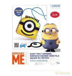 Zestaw kreatywny Minionki - Torba z filcu Dave