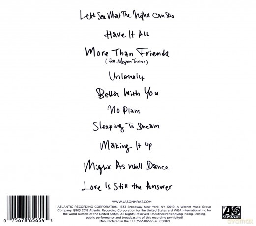 Jason Mraz: Know [CD]