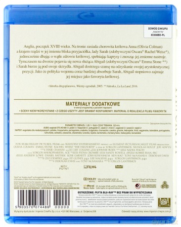 Faworyta [Blu-Ray]