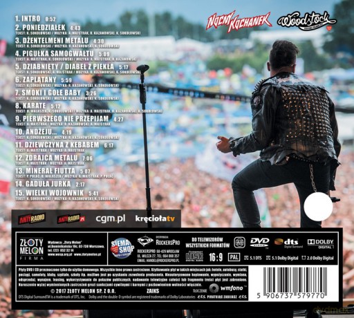 Nocny Kochanek: Przystanek Woodstock 2017 [CD]+[DVD]