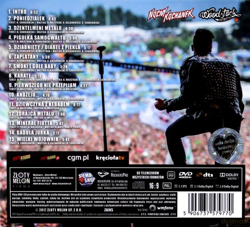 Nocny Kochanek: Przystanek Woodstock 2017 [CD]+[DVD]
