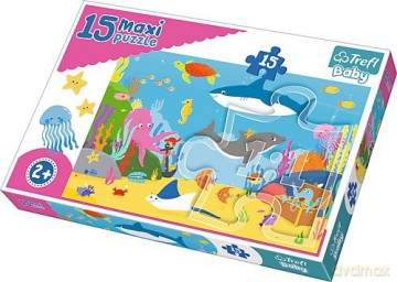Baby 15 el. Maxi - Podwodny świat [PUZZLE]