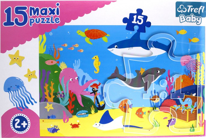 Baby 15 el. Maxi - Podwodny świat [PUZZLE]
