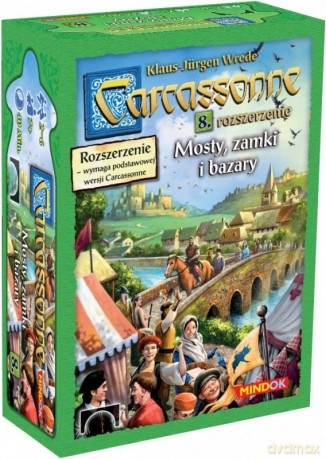Carcassonne Mosty, Zamki i Bazary [GRA PLANSZOWA]
