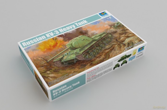 Model plastikowy Rosyjski czołg ciężki KV-3