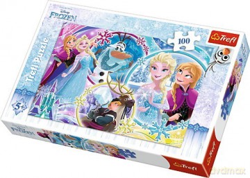 TREFL 100 el. - Kraina Lodu, Kraina przyjaźni [PUZZLE]