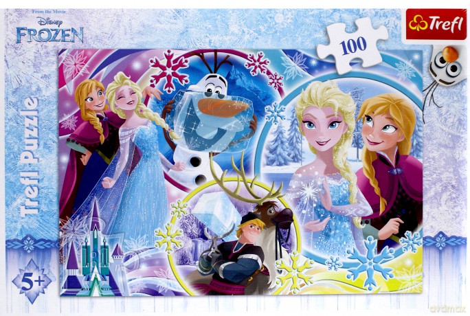 TREFL 100 el. - Kraina Lodu, Kraina przyjaźni [PUZZLE]