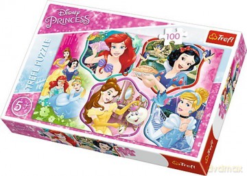 TREFL 100 el. - Księżniczki Disneya, Magia Księżniczek [PUZZLE]