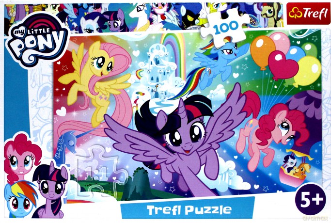 TREFL 100 el. - My Little Pony, Tęczowa kraina [PUZZLE]