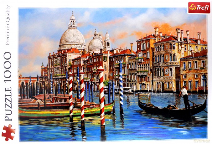 TREFL 1000 el. - Popołudnie w Wenecji - Canal Grande [PUZZLE]