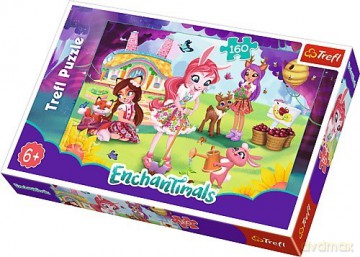 TREFL 160 el. - Enchantimals, Bree, Danessa i Felicyty w ogrodzie [PUZZLE]