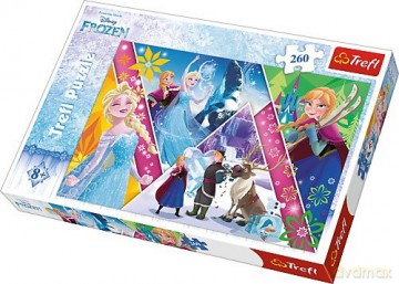 TREFL 260 el. - Kraina Lodu, Magiczne wspomnienia [PUZZLE]