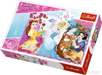 TREFL 60 el. - Księżniczki Disneya, Zaproszenie na bal [PUZZLE]