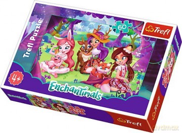 TREFL 60 el. Popołudnie z przyjaciółmi, Enchantimals [PUZZLE]