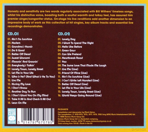 Bill Withers: Ain't No Sunshine - The Best Of [2CD]