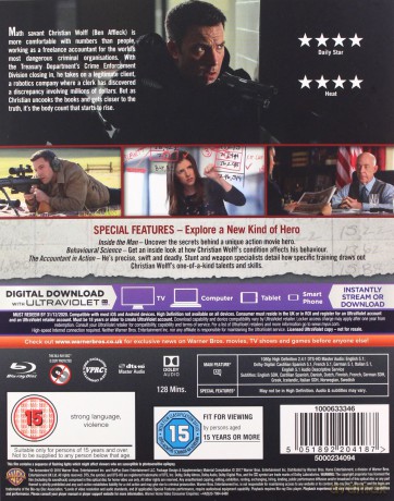 The Accountant (Księgowy) [Blu-Ray]
