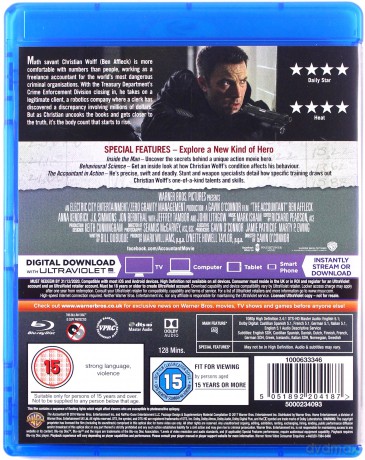 The Accountant (Księgowy) [Blu-Ray]