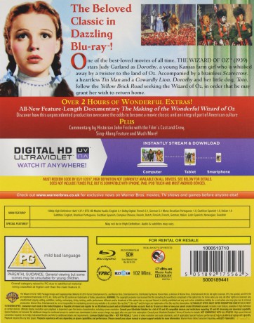 The Wizard Of Oz (Czarnoksiężnik z Oz) [2xBlu-Ray]