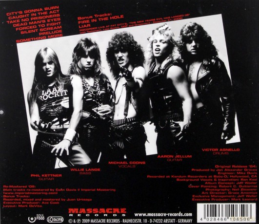 Laaz Rockit: City's Gonna Burn [CD]