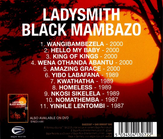 Ladysmith Black Mambazo: Live At Montreux [CD]