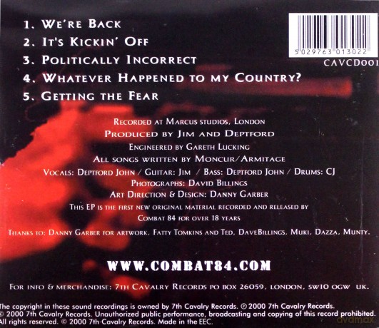 Combat 84: Tooled Up [CD]