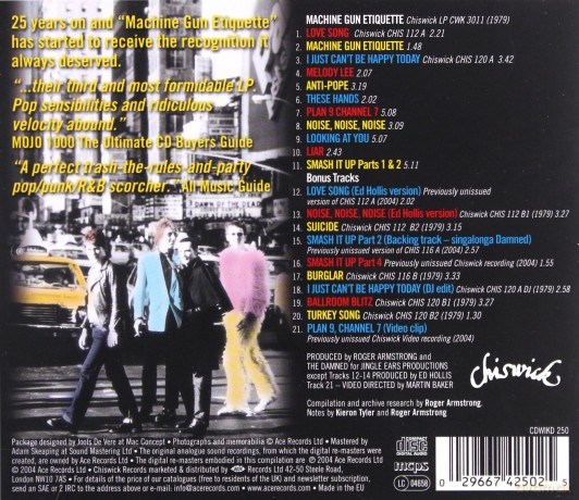 The Damned: Machine Gun Etiquette [CD]