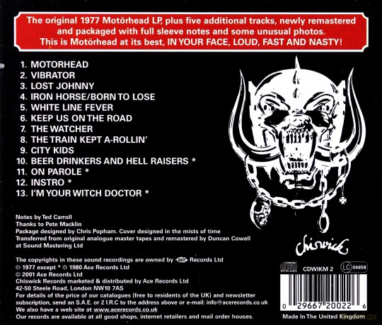 Motorhead: Motorhead [CD]