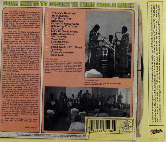 Cedric "IM" Brooks And The Divine Light: From Memento To Reggae To Third World Music [CD]