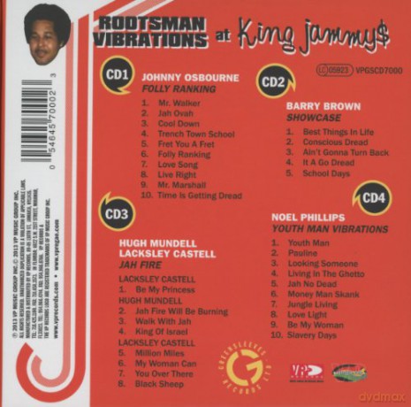 Rootsman Vibrations At King Jammys [4CD]