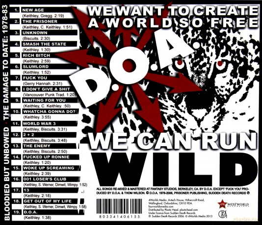 D.O.A.: Bloodied But Unbowed [CD]