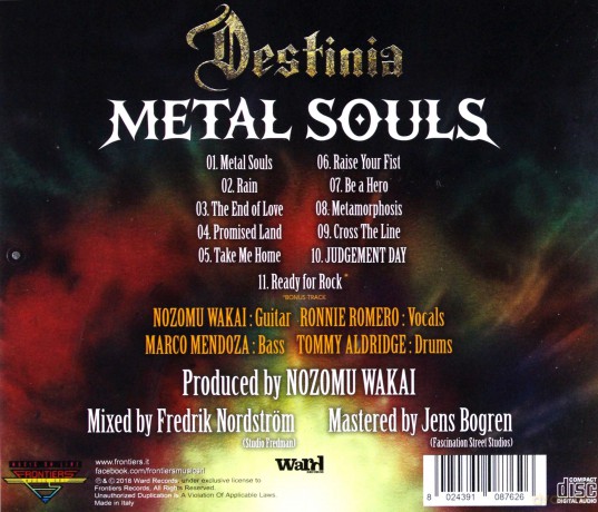 Destinia: Metal Souls [CD]