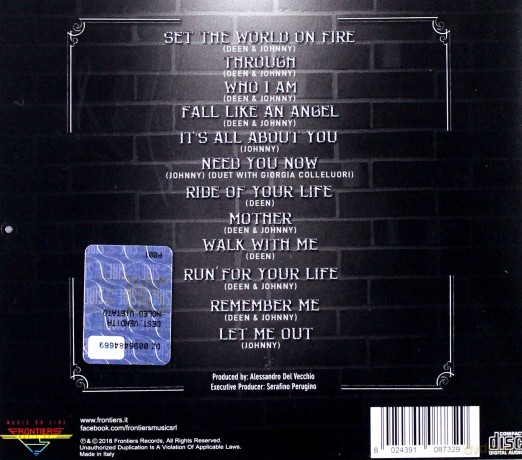 Gioeli Castronovo: Set The World On Fire [CD]