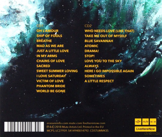 Erasure: World Be Live [2CD]