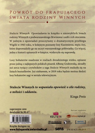 Stulecie Winnych Opowiadania - Ałbena Grabowska [KSIĄŻKA]